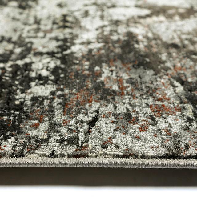Develi Charcoal 8' X 10' Area Rug - Visions in Furniture (La Mirada, CA)