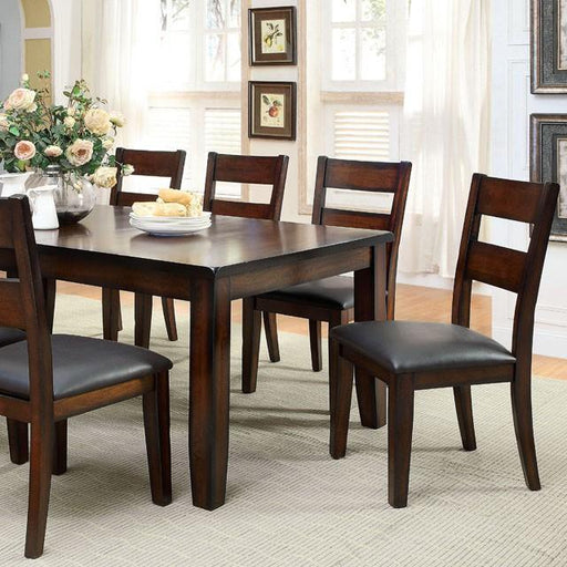 DICKINSON I Dark Cherry Dining Table w/ 18" Leaf - Visions in Furniture (La Mirada, CA)