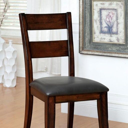 DICKINSON I Dark Cherry Side Chair (2/CTN) - Visions in Furniture (La Mirada, CA)