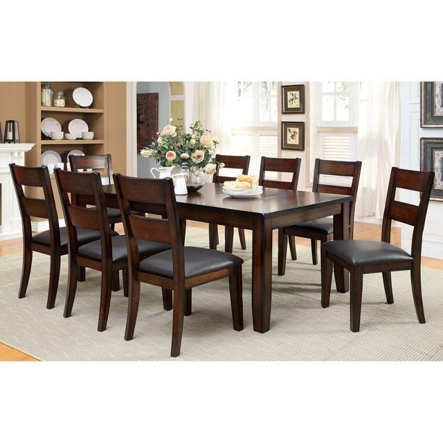DICKINSON I Dark Cherry Side Chair (2/CTN) - Visions in Furniture (La Mirada, CA)