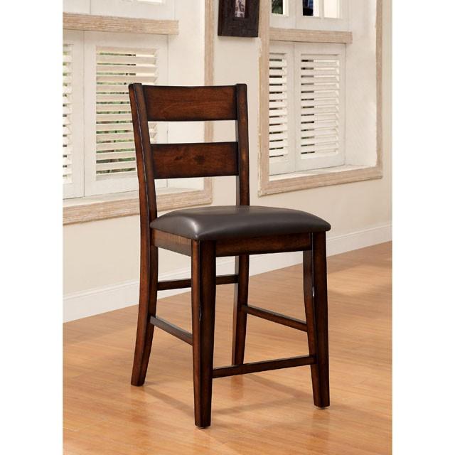 DICKINSON II Dark Cherry Counter Ht. Chair (2/CTN) - Visions in Furniture (La Mirada, CA)
