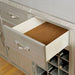 DIOCLES Silver/Gray Server - Visions in Furniture (La Mirada, CA)