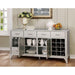 DIOCLES Silver/Gray Server - Visions in Furniture (La Mirada, CA)