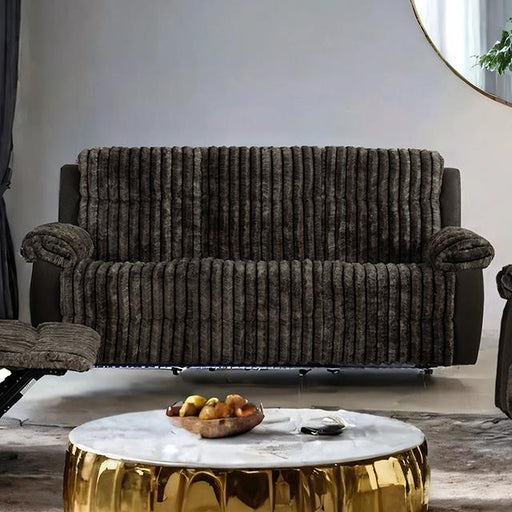 Dionysus Manual Reclining Sofa Brown - Visions in Furniture (La Mirada, CA)