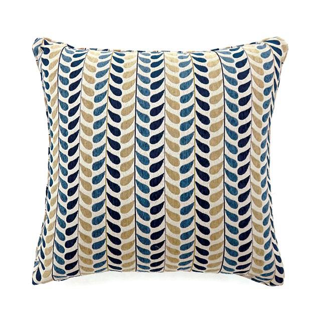 DROPP 18" X 18" Pillow, Blue & Yellow (2/CTN) - Visions in Furniture (La Mirada, CA)