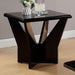 DUBENDORF End Table, Black - Visions in Furniture (La Mirada, CA)