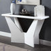 DUBENDORF Sofa Table, White - Visions in Furniture (La Mirada, CA)