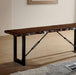 Dulce Walnut Bench - Visions in Furniture (La Mirada, CA)