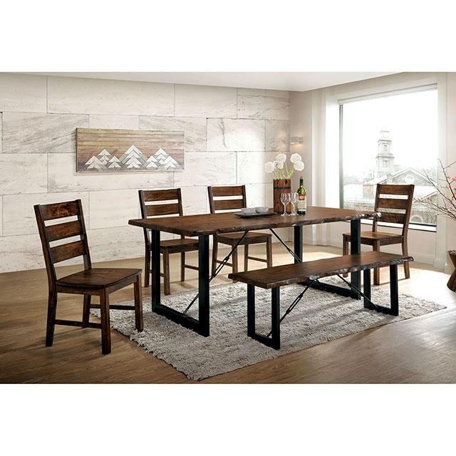 Dulce Walnut Side Chair (2/CTN) - Visions in Furniture (La Mirada, CA)