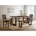Dulce Walnut Bench - Visions in Furniture (La Mirada, CA)