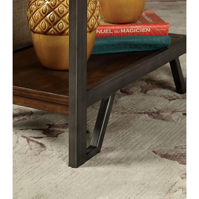 Dundalk Dark Oak Side Table - Visions in Furniture (La Mirada, CA)
