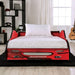 DUSTRACK Twin Bed, Blue & Red - Visions in Furniture (La Mirada, CA)