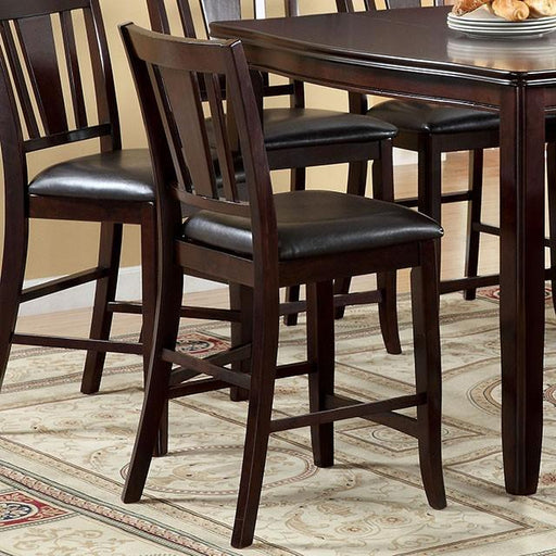 Edgewood II Espresso Counter Ht. Chair (2/CTN) - Visions in Furniture (La Mirada, CA)