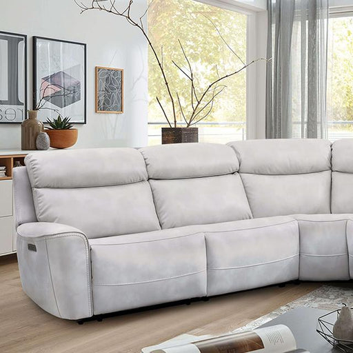 EDMONDUS Power Sectional, Light Taupe - Visions in Furniture (La Mirada, CA)