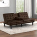 Eidsberg Futon Sofa Bed Orange, Grey, Brown, & Black - Visions in Furniture (La Mirada, CA)