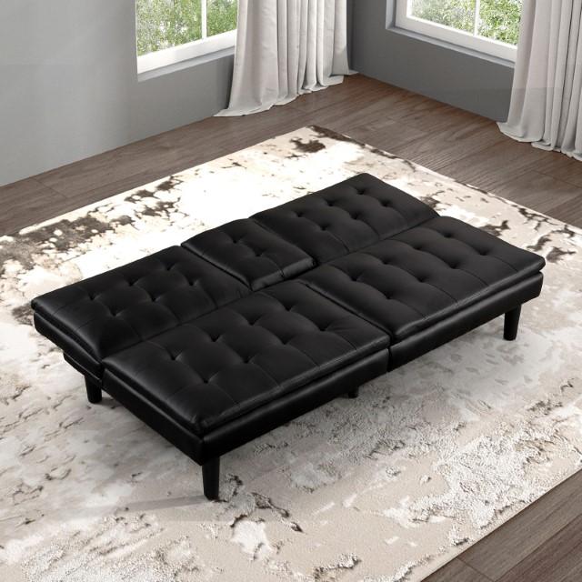 Eidsberg Futon Sofa Bed Orange, Grey, Brown, & Black - Visions in Furniture (La Mirada, CA)