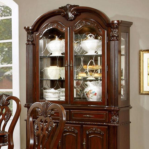 ELANA Brown Cherry Hutch & Buffet, Cherry - Visions in Furniture (La Mirada, CA)
