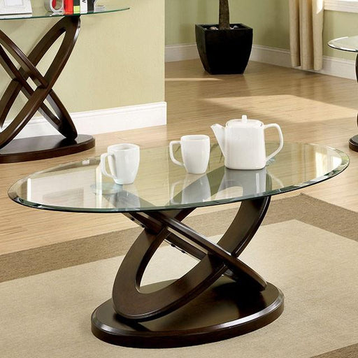 Atwood II Dark Walnut Coffee Table - Visions in Furniture (La Mirada, CA)