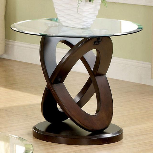 Atwood II Dark Walnut End Table - Visions in Furniture (La Mirada, CA)