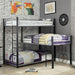 Aubrey Sand Black Twin Triple Decker Bed - Visions in Furniture (La Mirada, CA)