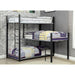 Aubrey Sand Black Twin Triple Decker Bed - Visions in Furniture (La Mirada, CA)