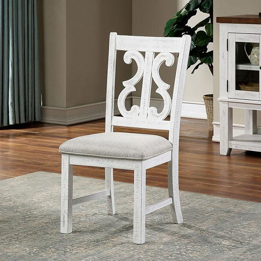 Auletta Transitional Side Chair (2/CTN) - Visions in Furniture (La Mirada, CA)