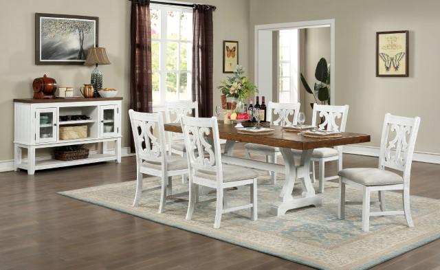 Auletta Transitional Side Chair (2/CTN) - Visions in Furniture (La Mirada, CA)