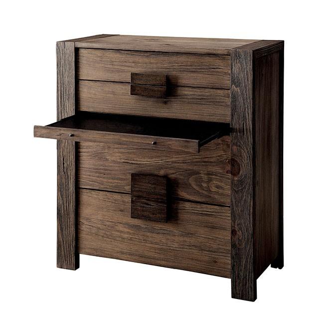 AVEIRO Rustic Natural Tone Chest - Visions in Furniture (La Mirada, CA)