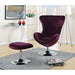 Eloise Purple Accent Chair w/ Ottoman - Visions in Furniture (La Mirada, CA)