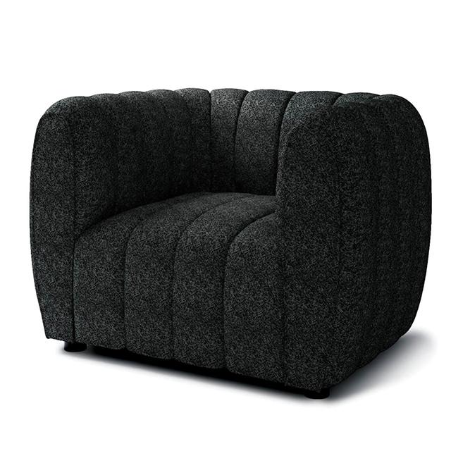 AVERSA Chair, Black, Gray, & White - Visions in Furniture (La Mirada, CA)