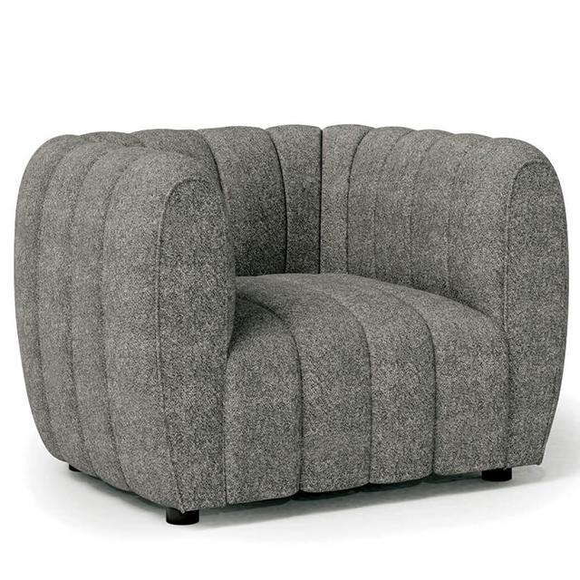 AVERSA Chair, Black, Gray, & White - Visions in Furniture (La Mirada, CA)