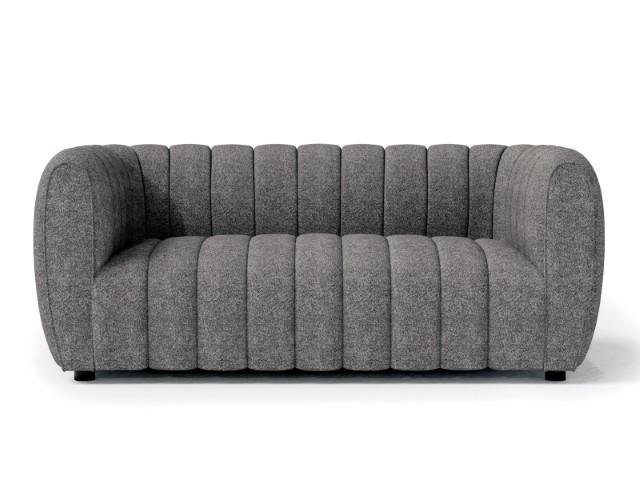 AVERSA Loveseat, Black, Gray, & White - Visions in Furniture (La Mirada, CA)