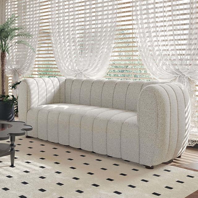 AVERSA Loveseat, Black, Gray, & White - Visions in Furniture (La Mirada, CA)