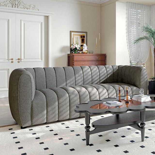 AVERSA Sofa, Black, Gray, & White - Visions in Furniture (La Mirada, CA)