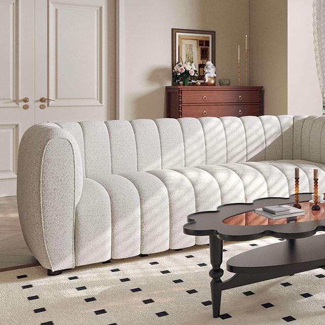 AVERSA Sofa, Black, Gray, & White - Visions in Furniture (La Mirada, CA)