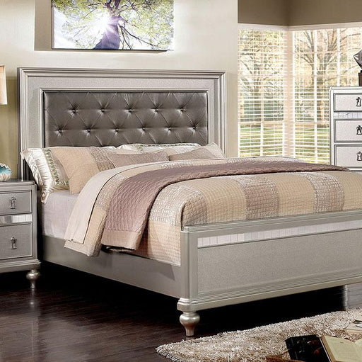 Avior Bed Silver - Visions in Furniture (La Mirada, CA)
