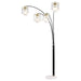 Elouise Black/Gold Arch Lamp - Visions in Furniture (La Mirada, CA)