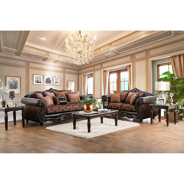 ELPIS Brown/Espresso Sofa - Visions in Furniture (La Mirada, CA)