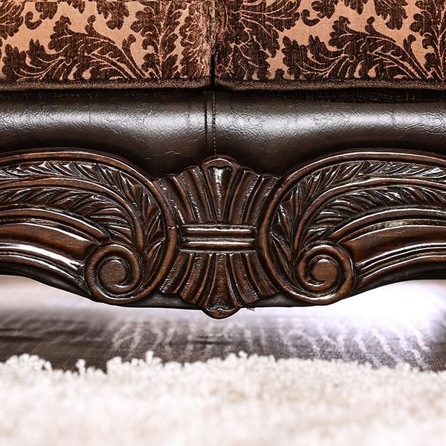 ELPIS Brown/Espresso Sofa - Visions in Furniture (La Mirada, CA)