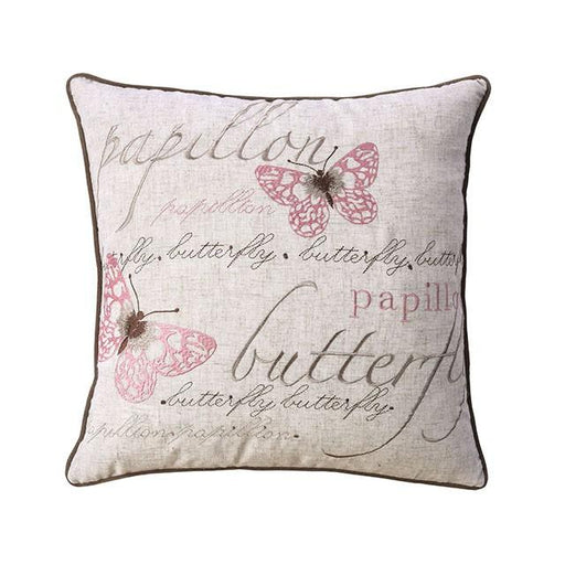 Elsa Natural 20" X 20" Pillow, Natural (2/CTN) - Visions in Furniture (La Mirada, CA)