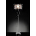Elva Silver/Chrome Floor Lamp, Double Shade - Visions in Furniture (La Mirada, CA)