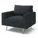 ELVERUM Chair, Black - Visions in Furniture (La Mirada, CA)