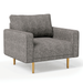 ELVERUM Chair, Charcoal Gray - Visions in Furniture (La Mirada, CA)