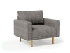 ELVERUM Chair, Charcoal Gray - Visions in Furniture (La Mirada, CA)