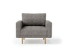 ELVERUM Chair, Charcoal Gray - Visions in Furniture (La Mirada, CA)