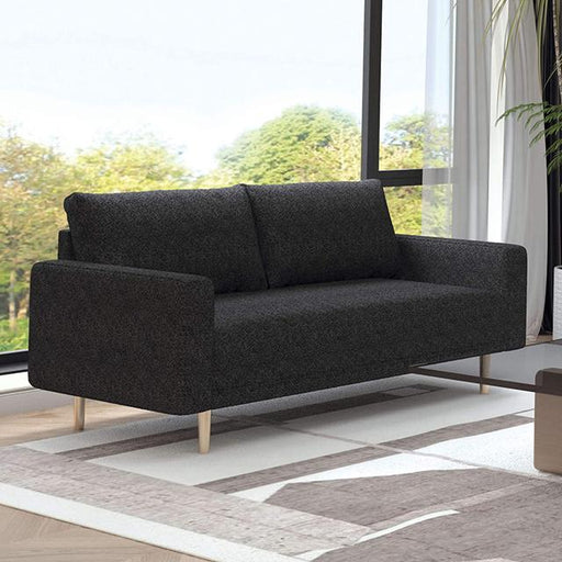 ELVERUM Loveseat, Black - Visions in Furniture (La Mirada, CA)