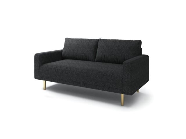 ELVERUM Loveseat, Black - Visions in Furniture (La Mirada, CA)