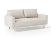 ELVERUM Loveseat, Off-White - Visions in Furniture (La Mirada, CA)