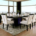 Evangeline 7 Pc Dining Table Set - Visions in Furniture (La Mirada, CA)