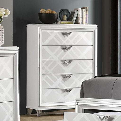 EMMELINE Chest, White - Visions in Furniture (La Mirada, CA)